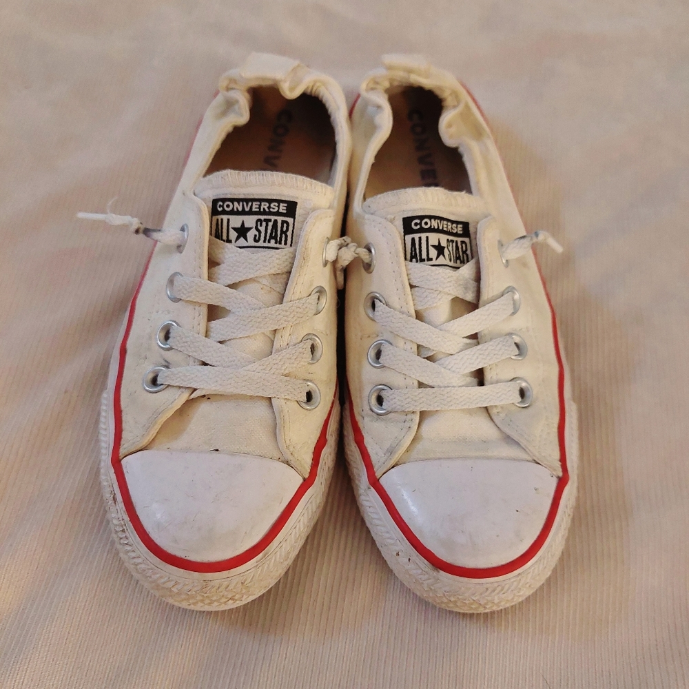 White Converse Shoreline Sneakers